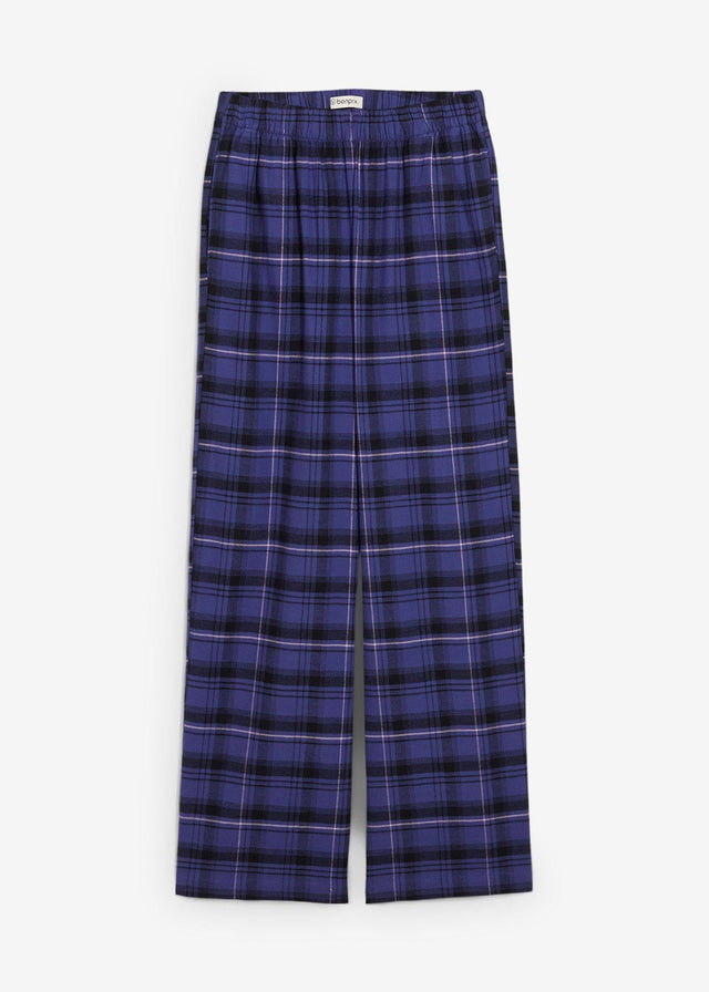 Hlače iz flanele iz čistega ekološkega bombaža