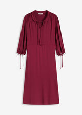 Obleka iz jerseyja z deležem viskoze