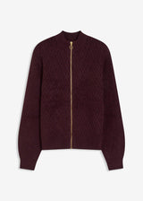 Pletena jopa s kitastim vzorcem