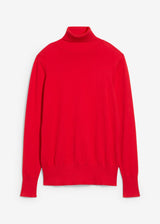 Fino pleten pulover s puli ovratnikom