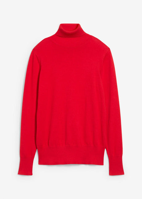 Fino pleten pulover s puli ovratnikom