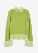 Pulover s pokončnim ovratnikom