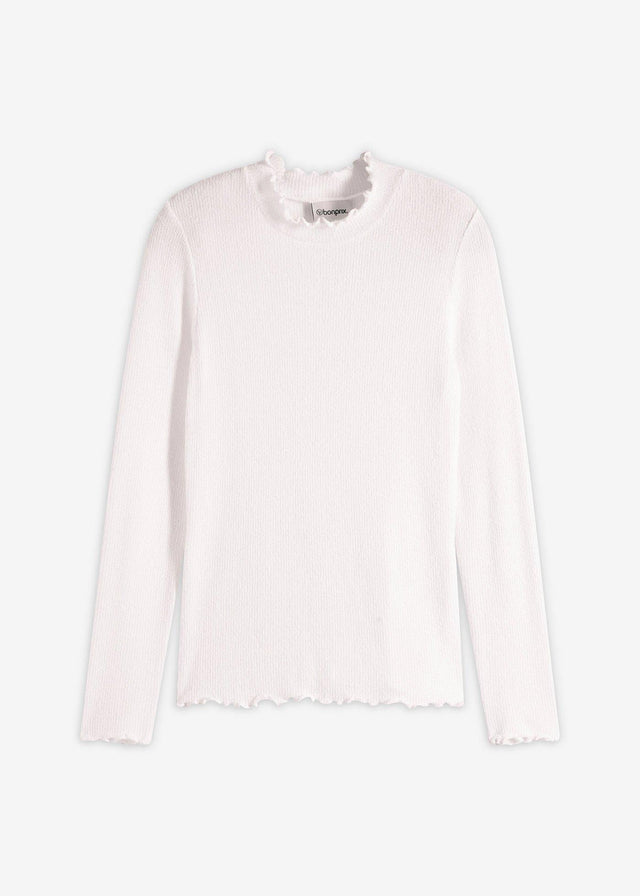 Rebrasta majica iz viskozne mešanice