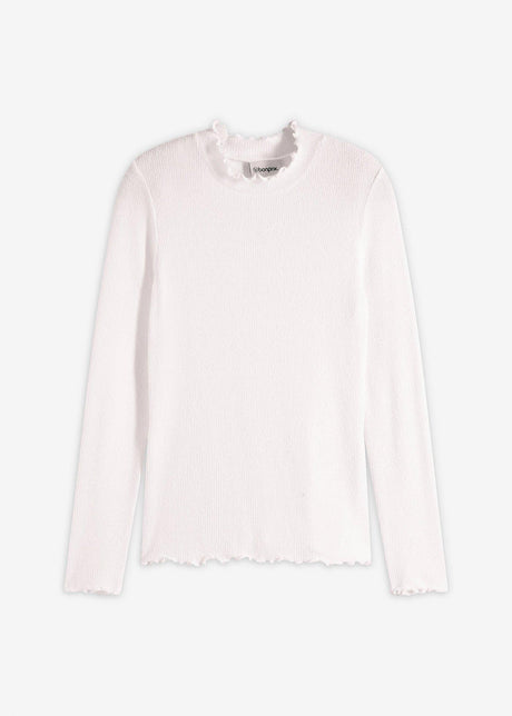 Rebrasta majica iz viskozne mešanice