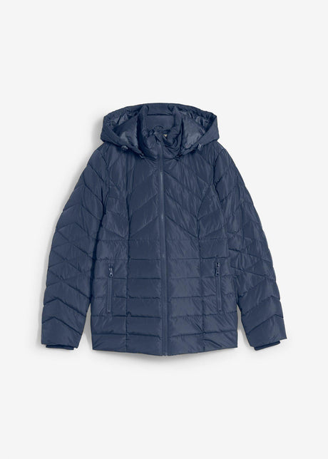 Lahka prešita jakna s snemljivo kapuco