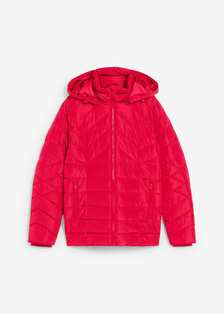 Lahka prešita jakna s snemljivo kapuco