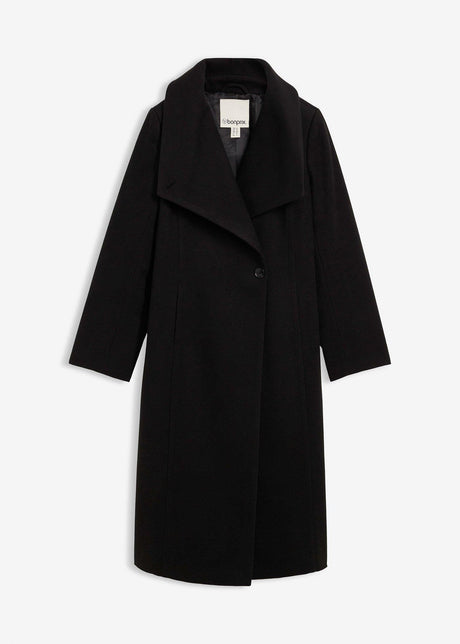 Plašč v volnenem videzu