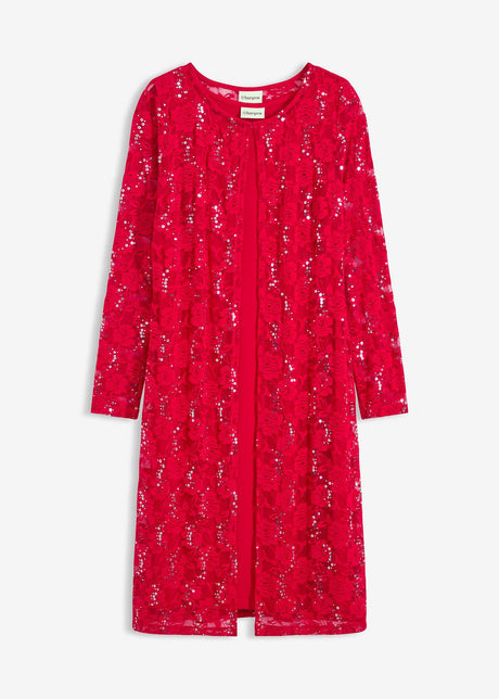 2-delna obleka s čipko