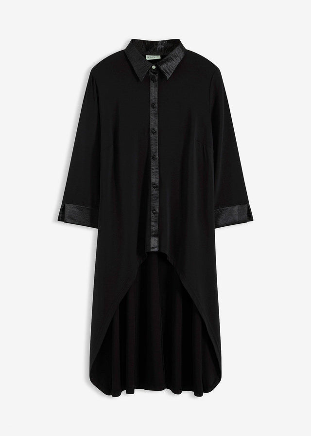 Bluza iz jerseyja s satenastim našitkom