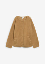 Jakna iz umetnega ovčjega krzna