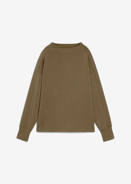 Ohlapna majica iz mehkega debelejšega scuba materiala