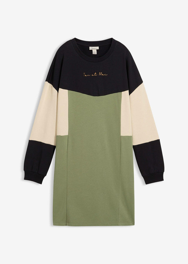 Obleka iz čistega bombažnega trikoja