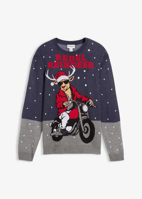 Pulover z božičnim motivom