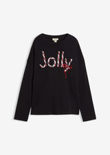 Majica z dolgimi rokavi iz čistega ekološkega bombaža