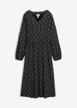 Dolga obleka iz padajoče viskoze