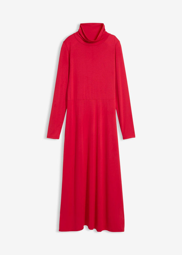 Obleka iz mehkega jerseyja z deležem modala