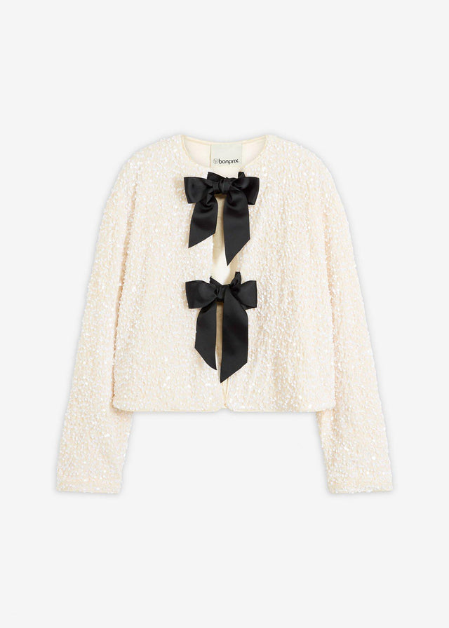 Kratka jakna z bleščicami