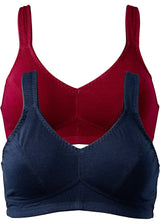 Nedrček brez kosti z ekološkim bombažem (2 kosa)